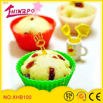 Popular and colorful factory price FDA silicone cake mold for microwave cake