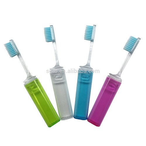 Caja de cepillo de dientes de viaje de plástico barato OEM de alta calidad