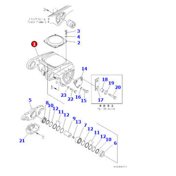 D375A-5/6 BOGIE 195-30-69212