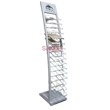 Quartz Stone and Ceramic Tile Display Rack Storage Shelf