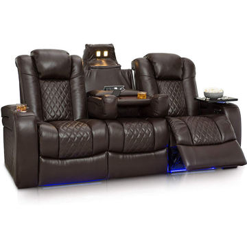 High Quality American Style Genuine Leather Recliner Sofas Made in China