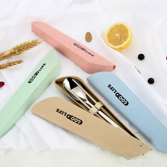 304 Stainless Steel Travel Tableware Spoon Chopsticks