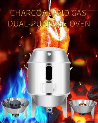 Longnan 80CM Peking Duck Roaster Oven | Stainless Steel Charcoal Roasting Duck Oven for Chicken