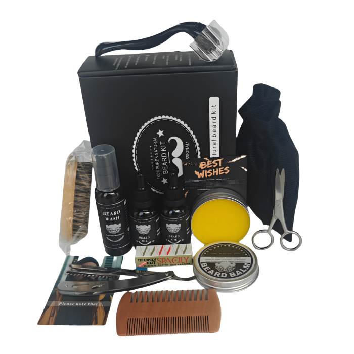 Productos de crecimiento de la barba del cabello de 11 piezas