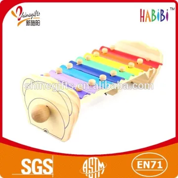 cute cartons instruments wooden white xylophones for kids