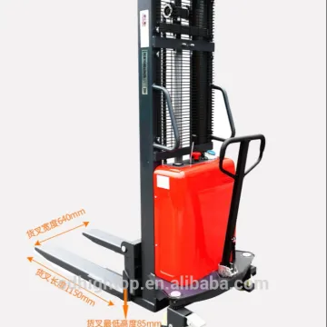 Powered full electric stacker forklift pallet stacker 3.5 m height