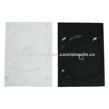 DVD Trays, Made of Recycled PP, Black, White Colors