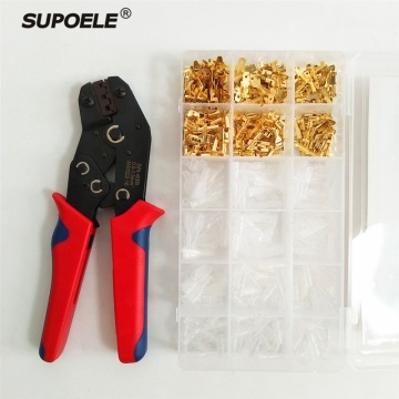 SN-48B Ratchet Spring Crimping Pliers Kit - Crimp Terminal Tool 300PCS