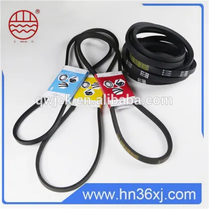 China factory heat resist narrow rubber v belt, triangle v belt A B C D O