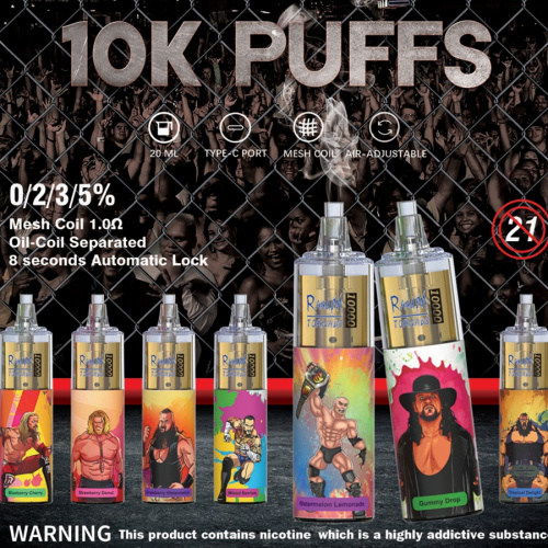Wolesales Price Vape RandM Tornado 10000PUFF Rechargeable