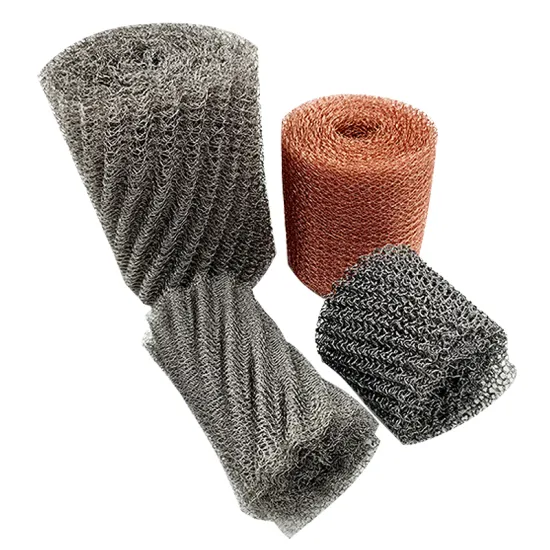 304 316L stainless steel compressed knitted wire mesh gasket Compressed knitted wire mesh