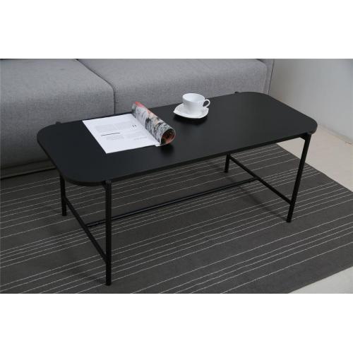 Table basse noire pour bureau ou salon