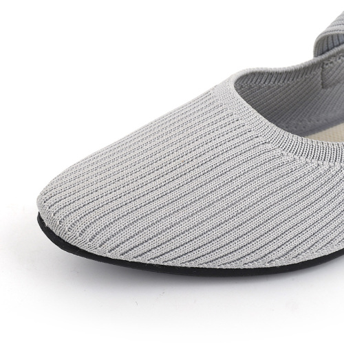 Stylish Knitted Mary Jane Flats