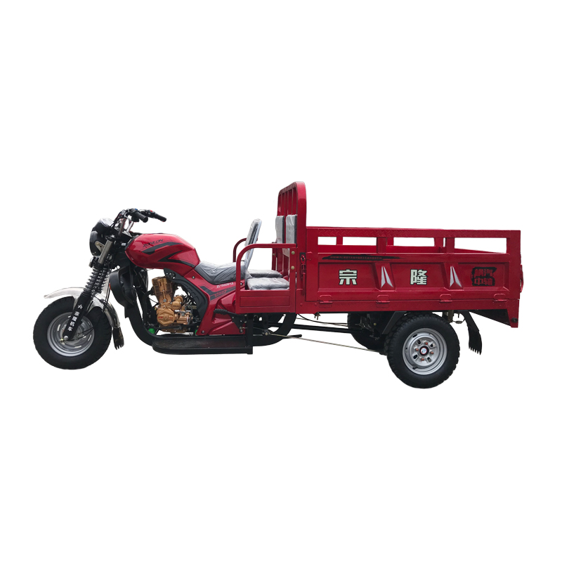 Two seater fuel three wheeled motorcycle