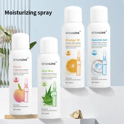 Hot Sales 165ml Aloe Vera Hyaluronic Acid Orange VC Peach Hydrating Toner Spray