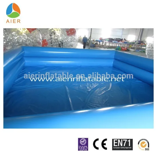Blue inflatable water pool with high quality,inflatable pool for sale