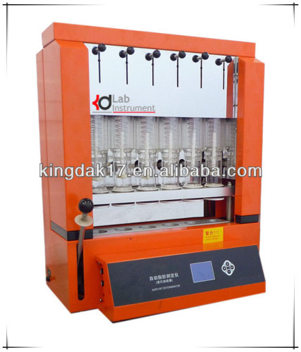 KZC-101 auto fat/soxhlet analyzer/ Soxhlet extraction Fat Analyzer/oil content analyzer