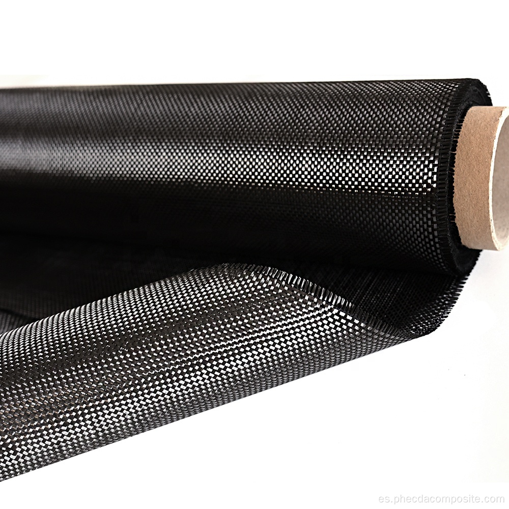 Precio razonable rollo de tela de fibra de carbono de 3k