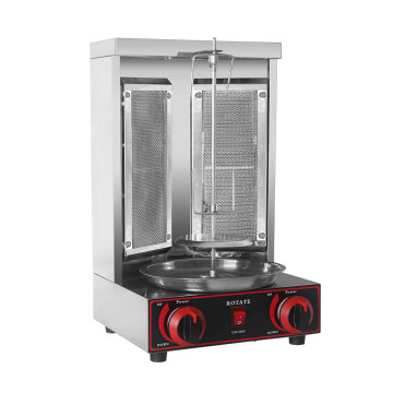 Commercial Stainless Steel Gas Shawarma Grill Machine