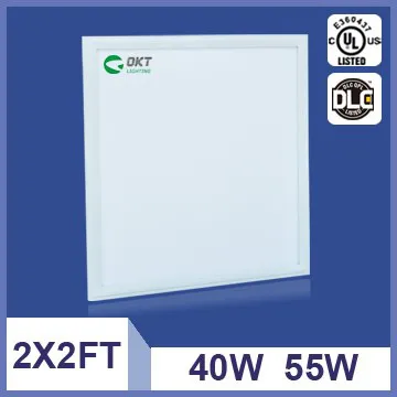 2x2ft 40w dimmable dlc ul led panel light 2x2ft