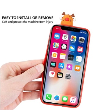 New Fashion Christmas Silicone Phone Case for Sale