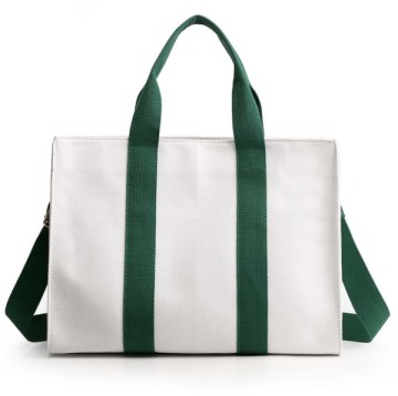 Vibrant Silk-Print Cotton Tote Bag