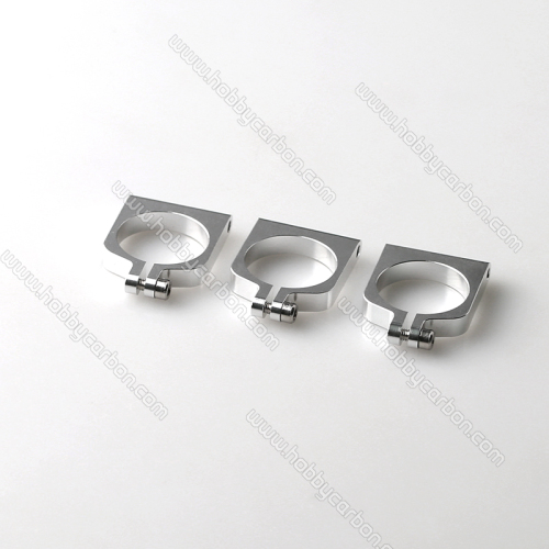 Beweegbare 16 mm aluminium buisklem / clip