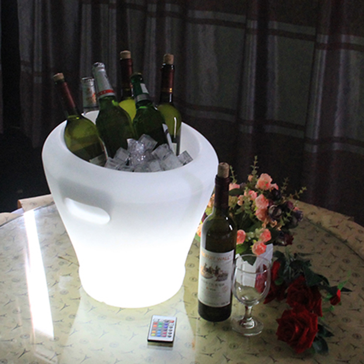 Attractive Plastic Bar Led Ice Bucket Table