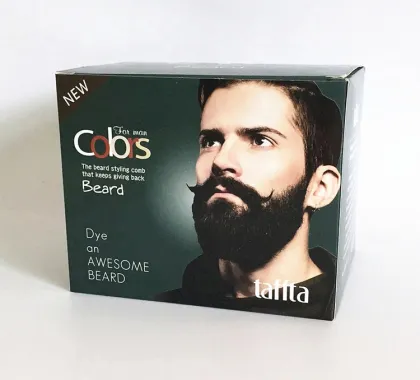 Instant Dark Brown Black Beard and Mustache Dye for Men