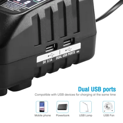 4 Slot Universal Rechargeable Battery Charger for Milwaukee Power Tools