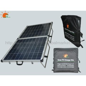 120W Folding Solar Charge Kits