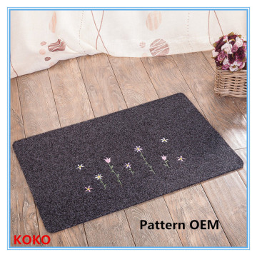 Anti-dust home outdoor mat with TPR backing