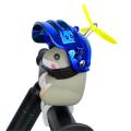 Bicycle Motor Safety Horn Turbo Ducks Bamboo Dragonfly Hamster MTB Road Bike Motor Helmet Riding Cycling Accessories Hot Sale