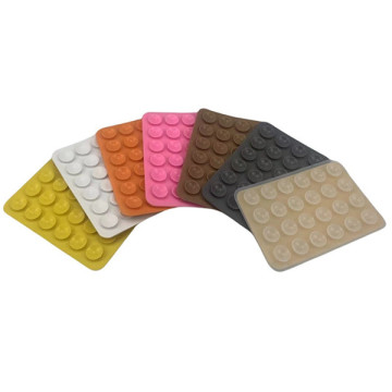 24pcs Single-Sided Suction Cup Anti-Slip Silicone Phone Holder for Mobile Phones