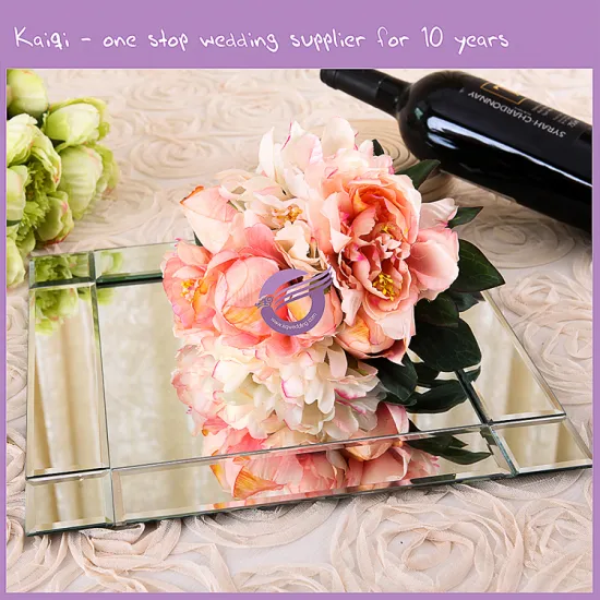 PZ00280 Mirror Plates Mirror Charger Plates Cheap Show Plates Wedding Mirror Centerpieces