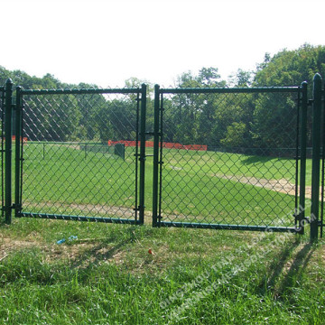 Chain Link Wire Mesh Fence Garden Gate