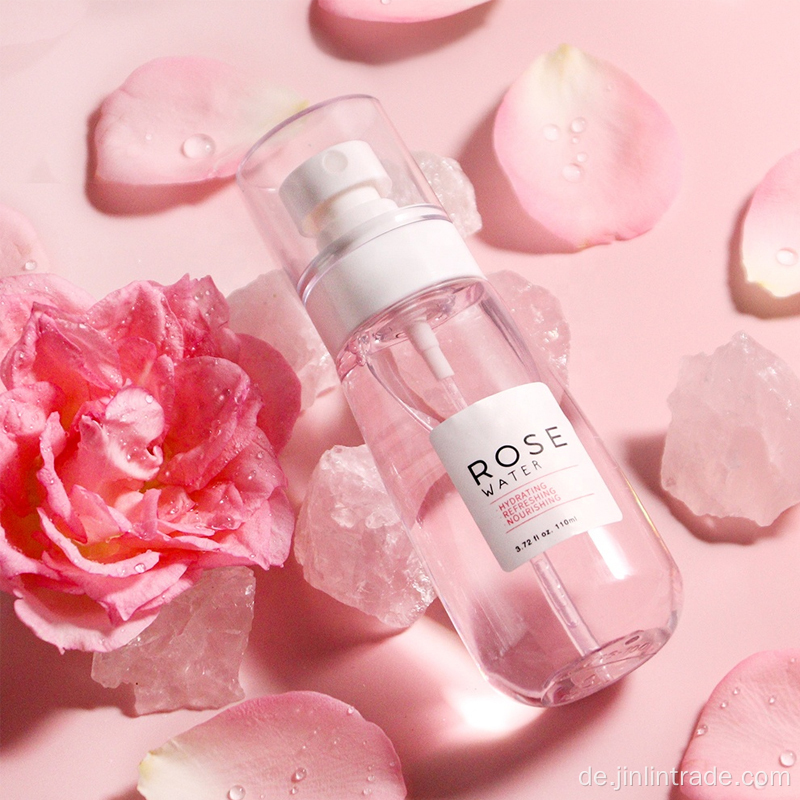 Rose Face Skin Toner Feuchtigkeitsspannen Gesichtssprühnebel