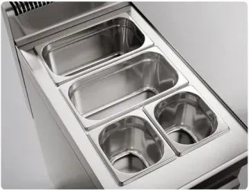 Electric Bain Marie Food Warmer with Tanks Stainless Steel