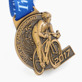 Medalhas esportivas personalizadas de corrida de bicicleta personalizadas