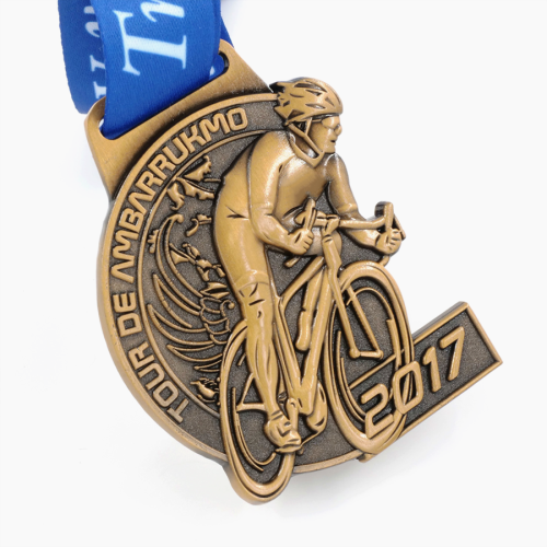 Cykelrace personaliserede sportsmedaljer sædvane