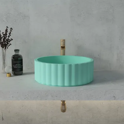 Modern Colorful Vasque Sundowner Lavabo Basin for Bathroom Countertops