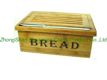2011 new bamboo bread storage bin