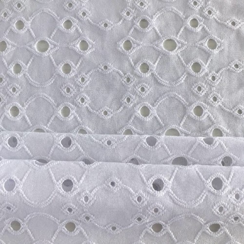 Eyelet Single Jacquard Fabric