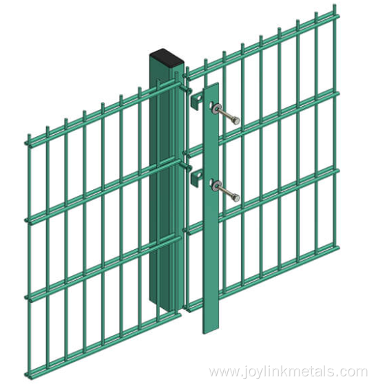 pvc caoted double wire mesh fence