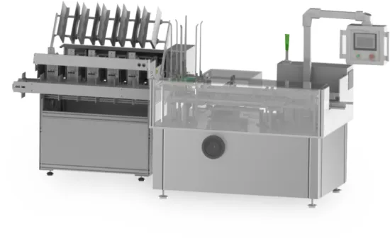 Mask cartoning machine-6 channel single line