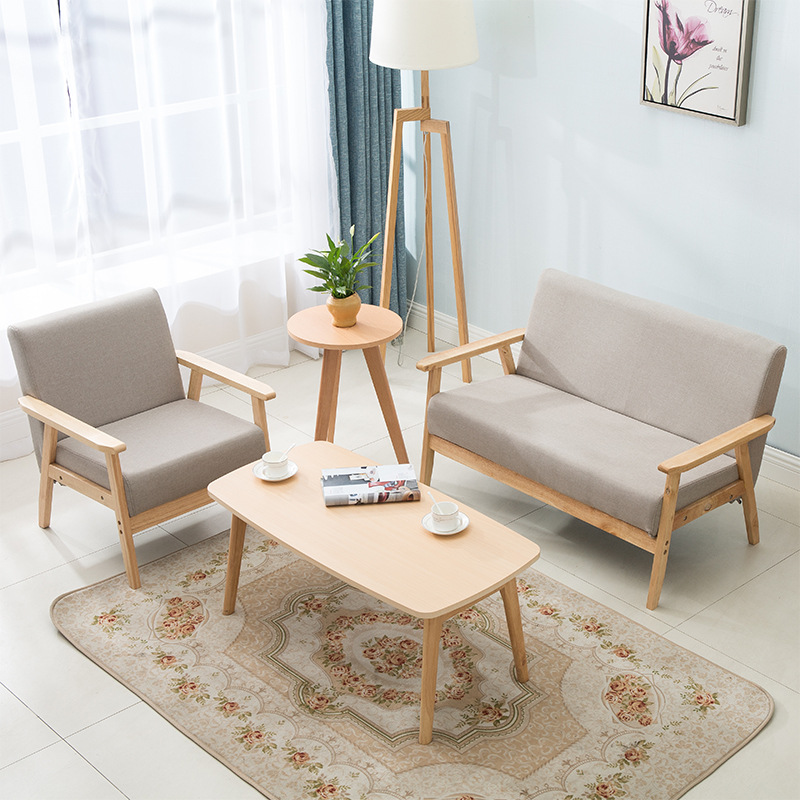 Mid Century Modern Single Fabric Lounge Readi
