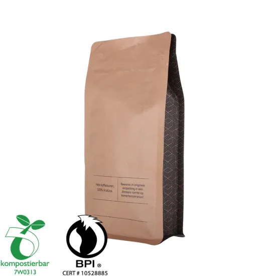 Compostable Laminated Material Round Bottom Pbat Bag Factory