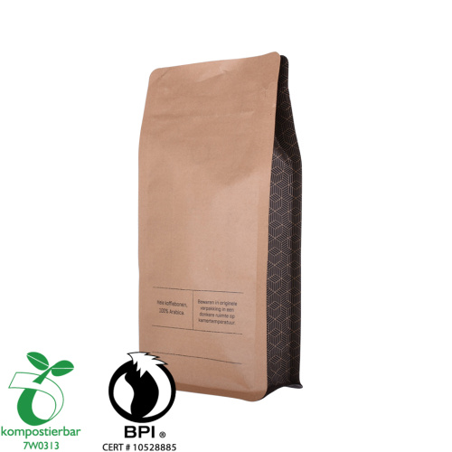 Material laminado compostable Fábrica de bolsas PBAT de fondo redondo