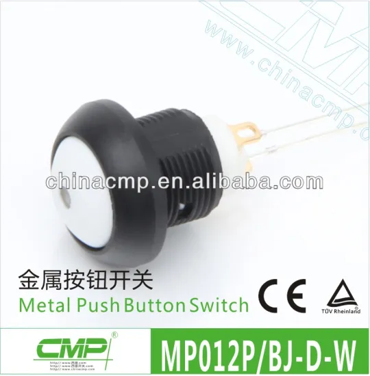 CMP 12mm Water-proof Push Button , Mini Pushbutton Light Lamp Switches