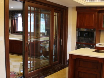 Alu-wood /Aluminium Sliding Doors